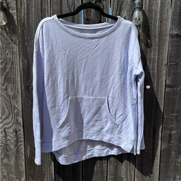 Workshop Republic Clothing Tops - 3/$15 CLEARANCE Workshop Lavender Purple Scoop Neck Soft Fleece Lined Sweatshirt